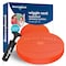 Bouncybands Wiggle Seat Sensory Cushion, Orange Basketball WSSBAOR - alternate 2